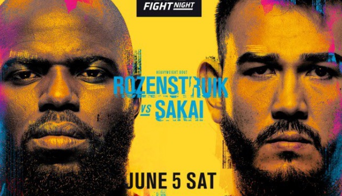 UFC Vegas 28, Rozenstruik, Sakai,